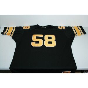 Pittsburgh‎ Steelers #58 Benjamin Jordan Black & Gold Football Jersey Size Large